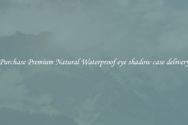 Purchase Premium Natural Waterproof eye shadow case delivery