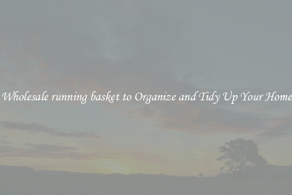 Wholesale running basket to Organize and Tidy Up Your Home