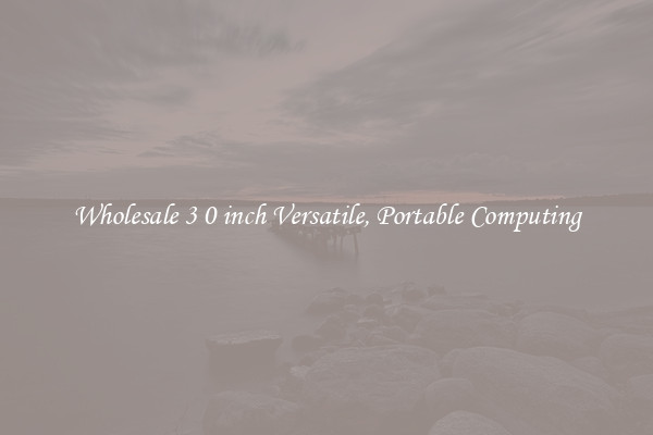 Wholesale 3 0 inch Versatile, Portable Computing