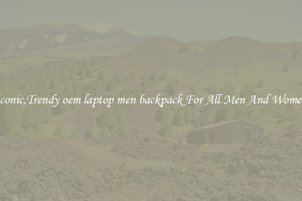 Iconic,Trendy oem laptop men backpack For All Men And Women