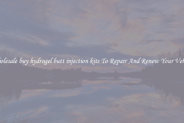 Wholesale buy hydrogel butt injection kits To Repair And Renew Your Vehicle