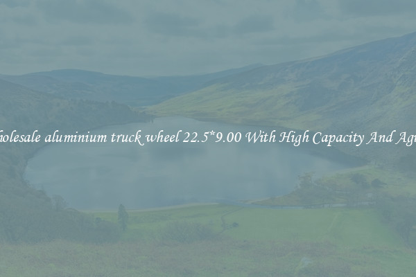 Wholesale aluminium truck wheel 22.5*9.00 With High Capacity And Agility