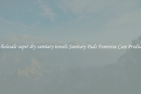 Wholesale super dry sanitary towels Sanitary Pads Feminine Care Products