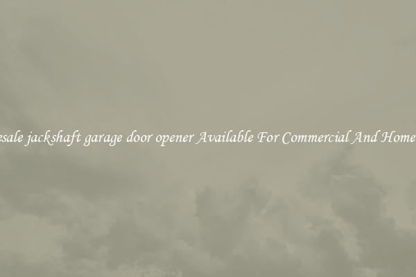 Wholesale jackshaft garage door opener Available For Commercial And Home Doors